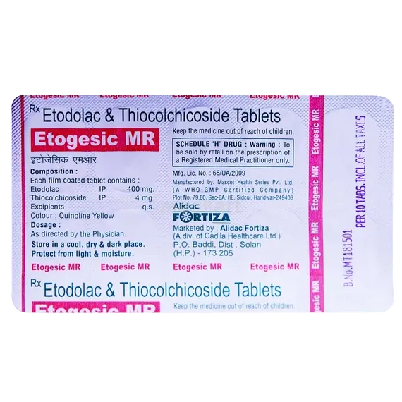 etogesic mr tablet 10's